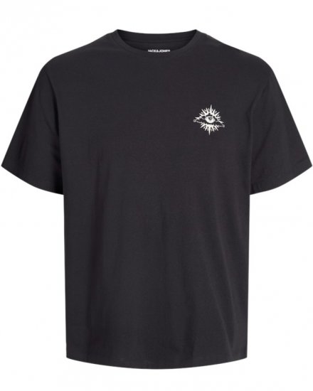  Jack & Jones Jackie Crew Neck T-Shirt Black - Marškinėliai - Marškinėliai - 2XL-14XL
