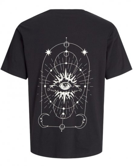  Jack & Jones Jackie Crew Neck T-Shirt Black - Marškinėliai - Marškinėliai - 2XL-14XL