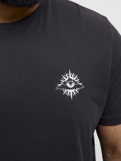  Jack & Jones Jackie Crew Neck T-Shirt Black - Marškinėliai - Marškinėliai - 2XL-14XL