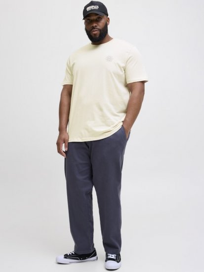 Jack & Jones Jackie Crew Neck T-Shirt Moonbeam - Marškinėliai - Marškinėliai - 2XL-14XL