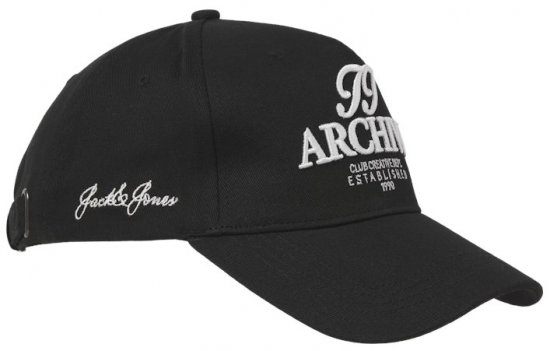 Jack & Jones Frame Haines Cap Black - Aksesuarai - 