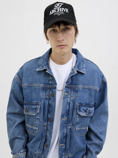 Jack & Jones Frame Haines Cap Black - Aksesuarai - 