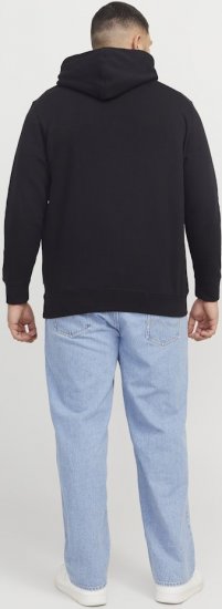 Jack & Jones Frederiksberg Box Script Hoodie Black - Megztiniai ir džemperiai - Megztiniai ir Džemperiai - 2XL-14XL