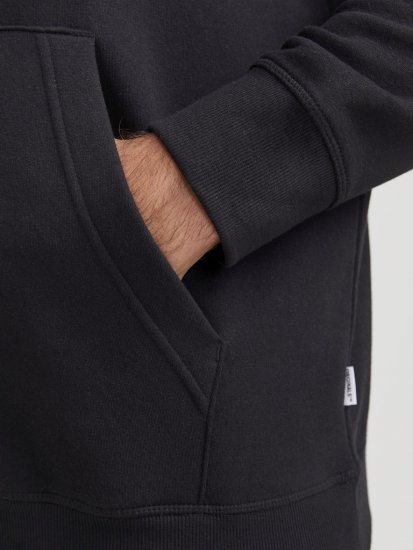 Jack & Jones Frederiksberg Box Script Hoodie Black - Megztiniai ir džemperiai - Megztiniai ir Džemperiai - 2XL-14XL