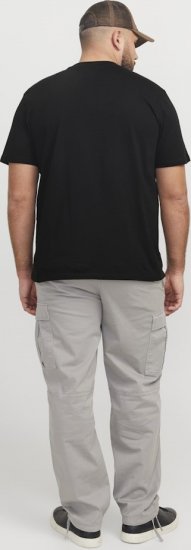 Jack & Jones Tarmac Camo Crew Neck T-Shirt Black - Marškinėliai - Marškinėliai - 2XL-14XL