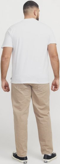 Jack & Jones Tarmac Camo Crew Neck T-Shirt Bright White - Marškinėliai - Marškinėliai - 2XL-14XL