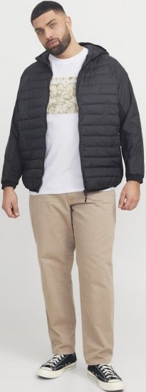 Jack & Jones Tarmac Camo Crew Neck T-Shirt Bright White - Marškinėliai - Marškinėliai - 2XL-14XL