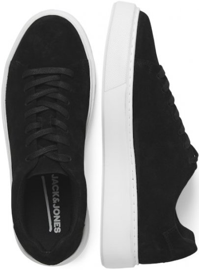 Jack & Jones Stockholm Leather Sneakers Black/Suede - Vyriški batai 40-52 - 