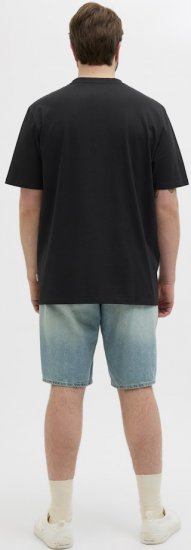 Jack & Jones Hydra Crew Neck T-Shirt Black - Marškinėliai - Marškinėliai - 2XL-14XL