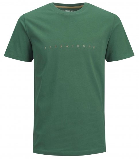 Jack & Jones JJFONT T-Shirt Green - Marškinėliai - Marškinėliai - 2XL-14XL