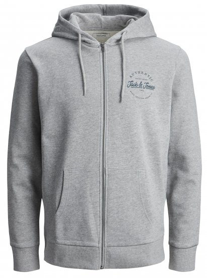 Jack & Jones JJDUSTY Hoodie Light Gray - Megztiniai ir džemperiai - Megztiniai ir Džemperiai - 2XL-14XL