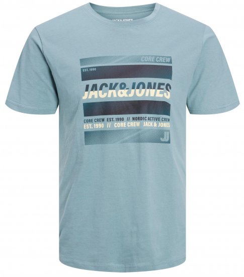 Jack & Jones JCOARC T-Shirt Light Blue - Marškinėliai - Marškinėliai - 2XL-14XL