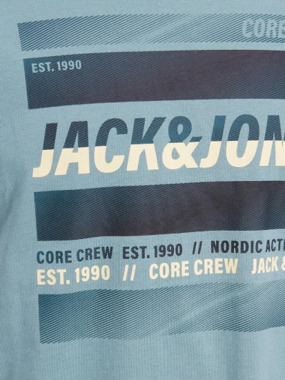 Jack & Jones JCOARC T-Shirt Light Blue - Marškinėliai - Marškinėliai - 2XL-14XL
