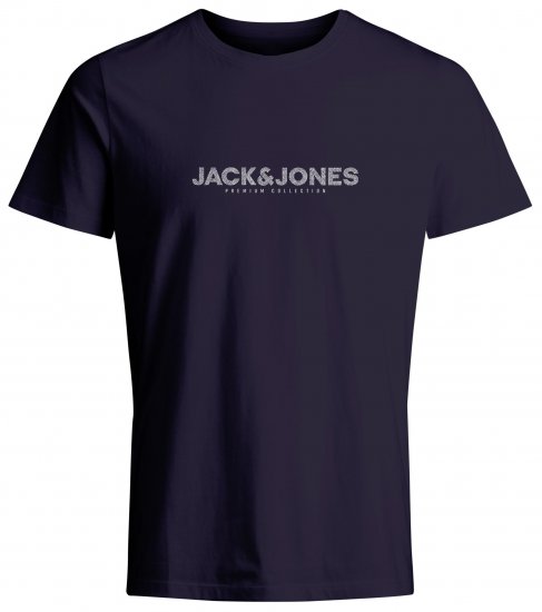 Jack & Jones JPRBLABOOSTER T-Shirt Navy - Marškinėliai - Marškinėliai - 2XL-14XL