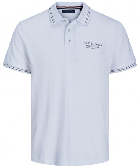 Jack & Jones JPRBLUARCHIE Polo White - Polo marškinėliai - Polo marškinėliai - 2XL-8XL