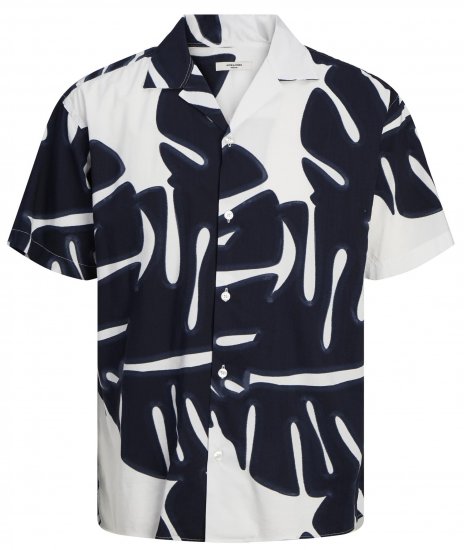 Jack & Jones JPRBLAPALMA RESORT Shirt Snow White - Marškiniai - Marškiniai - 2XL-8XL