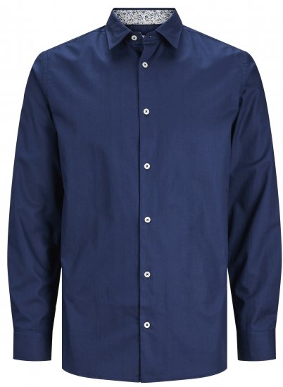 Jack & Jones JPRBLANORDIC DETAIL Shirt Perfect Navy - Marškiniai - Marškiniai - 2XL-8XL