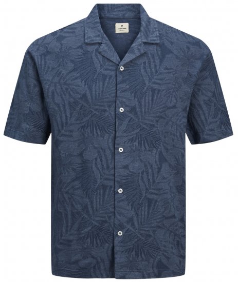 Jack & Jones JPRBLUNAEL SS Resort Polo Dark Denim - Polo marškinėliai - Polo marškinėliai - 2XL-8XL