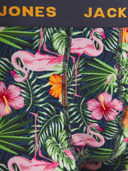Jack & Jones JACPINK FLAMINGO TRUNKS 5 PACK Navy Blazer - Apatinis trikotažas ir plaukimo apranga - Apatinis trikotažas - 2XL-8XL