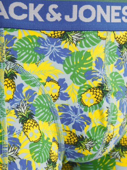 Jack & Jones JACPINEAPPLE SKULL TRUNKS 3 PACK Palace Blue - Apatinis trikotažas ir plaukimo apranga - Apatinis trikotažas - 2XL-8XL