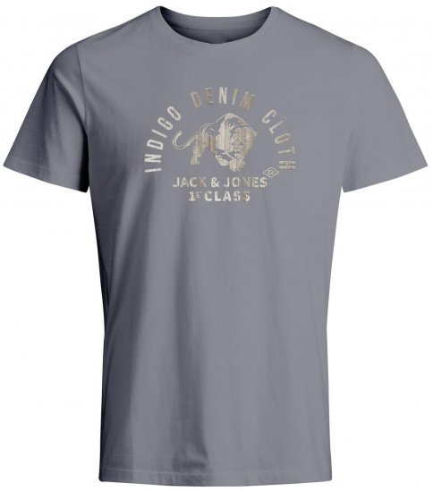Jack & Jones JPRBLUOLLIE T-Shirt Weathervane - Marškinėliai - Marškinėliai - 2XL-14XL