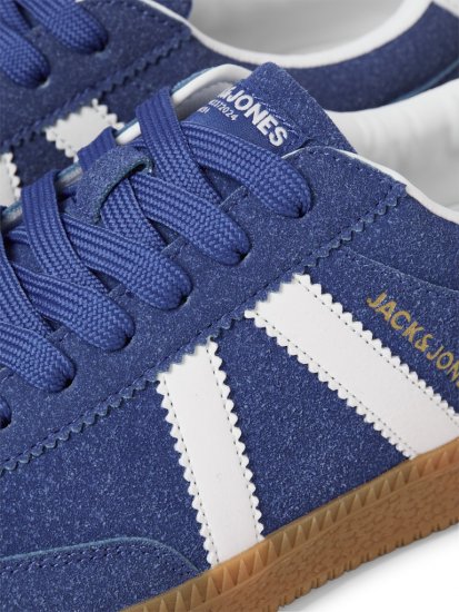 Jack & Jones Kirk International Campaign Sneakers Blue Quartz/Bright White - Vyriški batai 40-52 - 