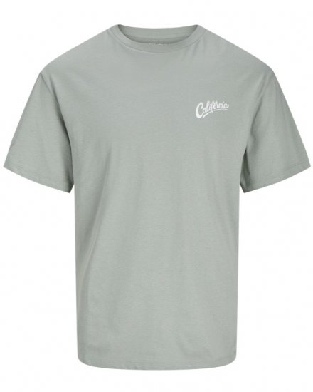 Jack & Jones Zekiel Crew Neck T-Shirt Iceberg Green - Marškinėliai - Marškinėliai - 2XL-14XL