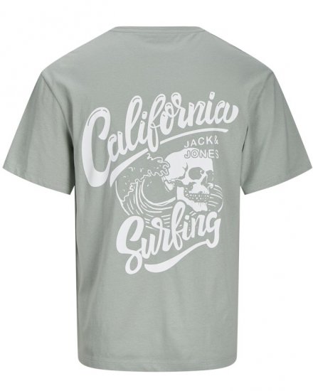 Jack & Jones Zekiel Crew Neck T-Shirt Iceberg Green - Marškinėliai - Marškinėliai - 2XL-14XL