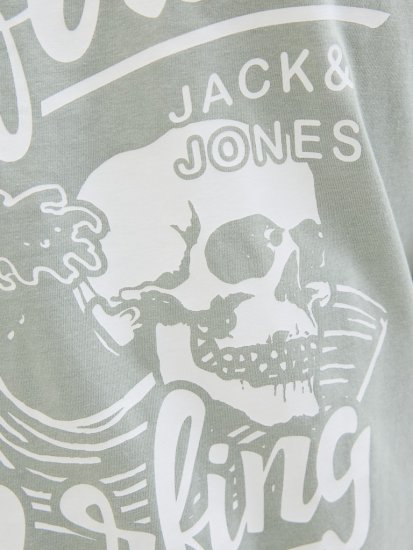 Jack & Jones Zekiel Crew Neck T-Shirt Iceberg Green - Marškinėliai - Marškinėliai - 2XL-14XL