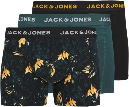 Jack & Jones Tyler Trunks 3-Pack Black - Apatinis trikotažas ir plaukimo apranga - Apatinis trikotažas - 2XL-8XL