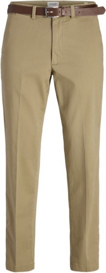 Jack & Jones Ollie Franco Chino Pants with Belt Brown - Džinsai ir kelnės - Džinsai ir Kelnės - W40-W70