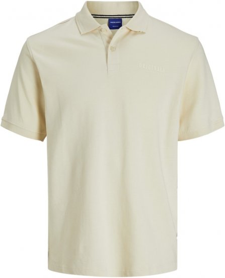Jack & Jones Frederiksberg Polo Antique White - Polo marškinėliai - Polo marškinėliai - 2XL-8XL