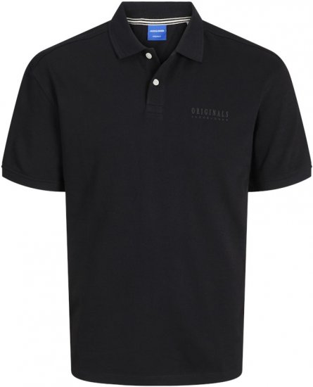 Jack & Jones Frederiksberg Polo Antique Black - Polo marškinėliai - Polo marškinėliai - 2XL-8XL