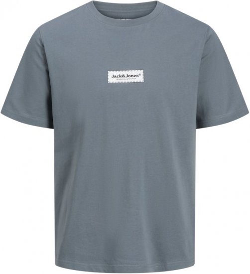 Jack & Jones Split Fakestitch Branding T-Shirt Grey - Marškinėliai - Marškinėliai - 2XL-14XL