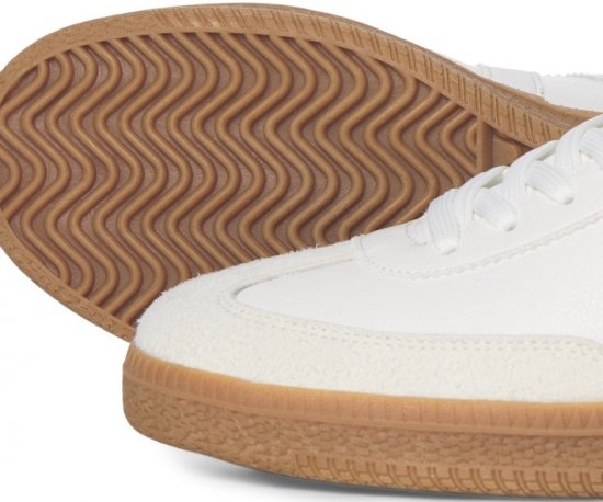 Jack & Jones Kirk International Campaign Sneakers Bright White/PU - Vyriški batai 40-52 - 