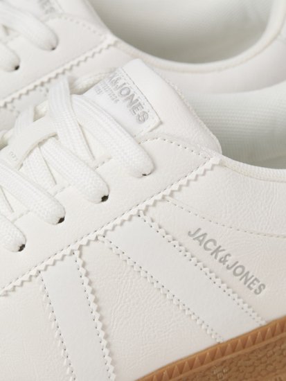 Jack & Jones Kirk International Campaign Sneakers Bright White/PU - Vyriški batai 40-52 - 