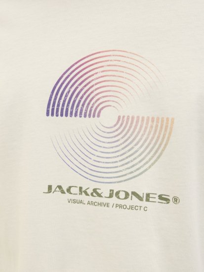 Jack & Jones Calma Crew Neck T-Shirt Sweet Corn - Marškinėliai - Marškinėliai - 2XL-14XL