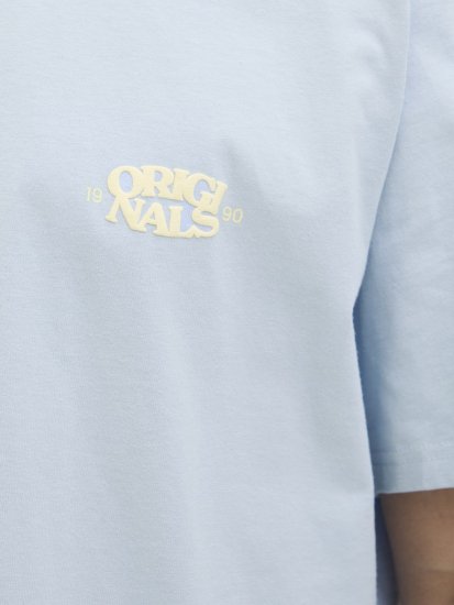 Jack & Jones Tavira Type Crew Neck T-Shirt Skyway - Marškinėliai - Marškinėliai - 2XL-14XL