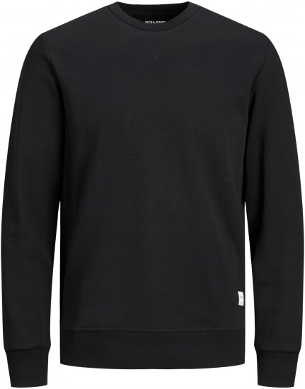 Jack & Jones Basic Sweatshirt Black - Megztiniai ir džemperiai - Megztiniai ir Džemperiai - 2XL-14XL