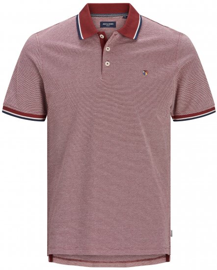 Jack & Jones JPRBLUWIN Polo Red Dahlia - Polo marškinėliai - Polo marškinėliai - 2XL-8XL