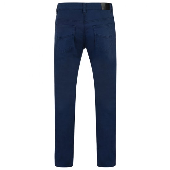 Kam Jeans Alba 5-pocket Stretch Chinos Navy TALL SIZES - VYRIŠKI DRABUŽIAI MT-6XLT - Drabužiai aukštiems vyrams