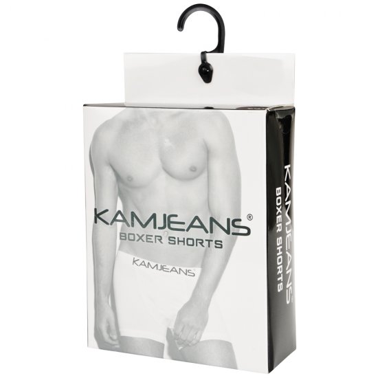 Kam Jeans Boxer Šortai Juodi ir Tamsiai Mėlyni 2-komplektai - Apatinis trikotažas ir plaukimo apranga - Apatinis trikotažas - 2XL-8XL