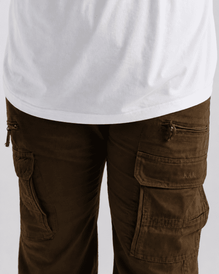 Kam Jeans Cargo Kelnės Chaki - Džinsai ir kelnės - Džinsai ir Kelnės - W40-W70
