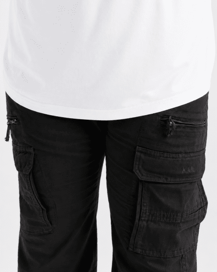 Kam Jeans Cargo Kelnės Juodos - Džinsai ir kelnės - Džinsai ir Kelnės - W40-W70