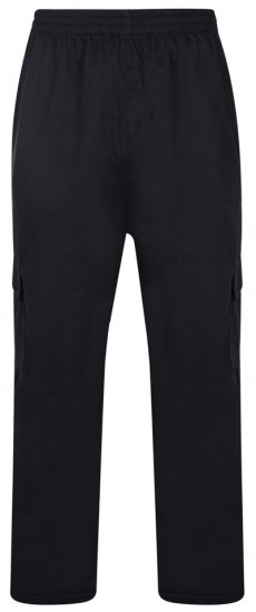 Kam Jeans Cargopocket Joggers "Lightweight" Black - Laisvalaikio kelnės ir šortai - Laisvalaikio Kelnės ir Šortai - 2XL-12XL