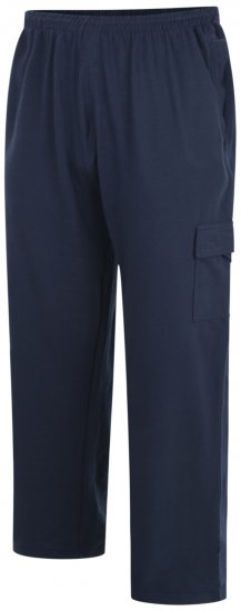 Kam Jeans Lightweight Sweatpants with Cargo pocket Navy - Laisvalaikio kelnės ir šortai - Laisvalaikio Kelnės ir Šortai - 2XL-12XL
