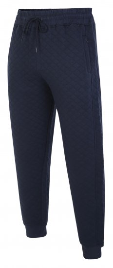 Kam Jeans 238 Quilted Jersey Joggers Navy - Laisvalaikio kelnės ir šortai - Laisvalaikio Kelnės ir Šortai - 2XL-12XL