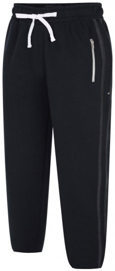 Kam Jeans 239 Stripe Jogger Black - Laisvalaikio kelnės ir šortai - Laisvalaikio Kelnės ir Šortai - 2XL-12XL