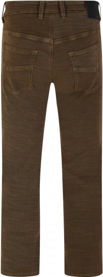 Kam Jeans 264 Slub Weave 5 Pocket Stretch Pants Brown - Džinsai ir kelnės - Džinsai ir Kelnės - W40-W70