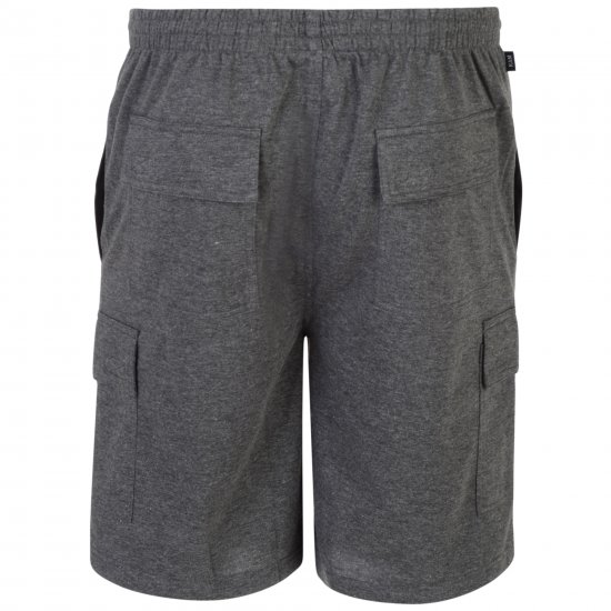 Kam Jeans Cargo Jogger shorts Grey - Laisvalaikio kelnės ir šortai - Laisvalaikio Kelnės ir Šortai - 2XL-12XL